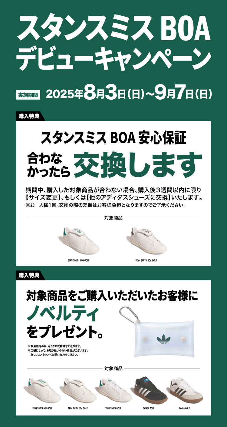 スタンスミスBOAcp